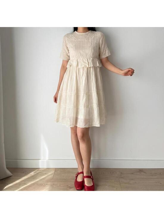 American Vintage Dresses & Skirts - Edwardian Cotton Lawn Dress